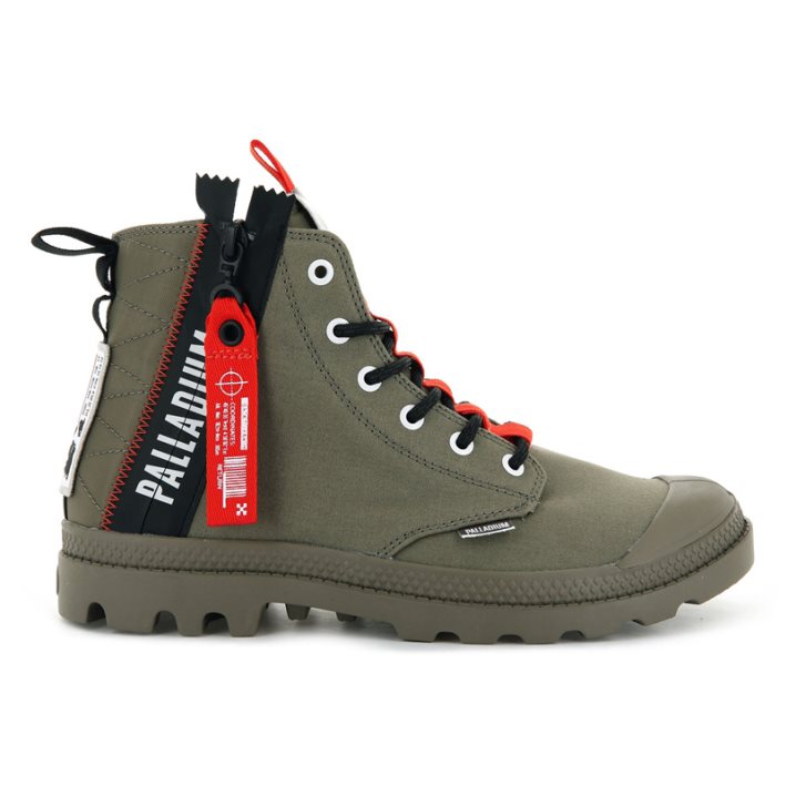 Palladium Pampa Hi Ticket To Earth Laarzen Heren Olijfgroen | NL 17JQBOS